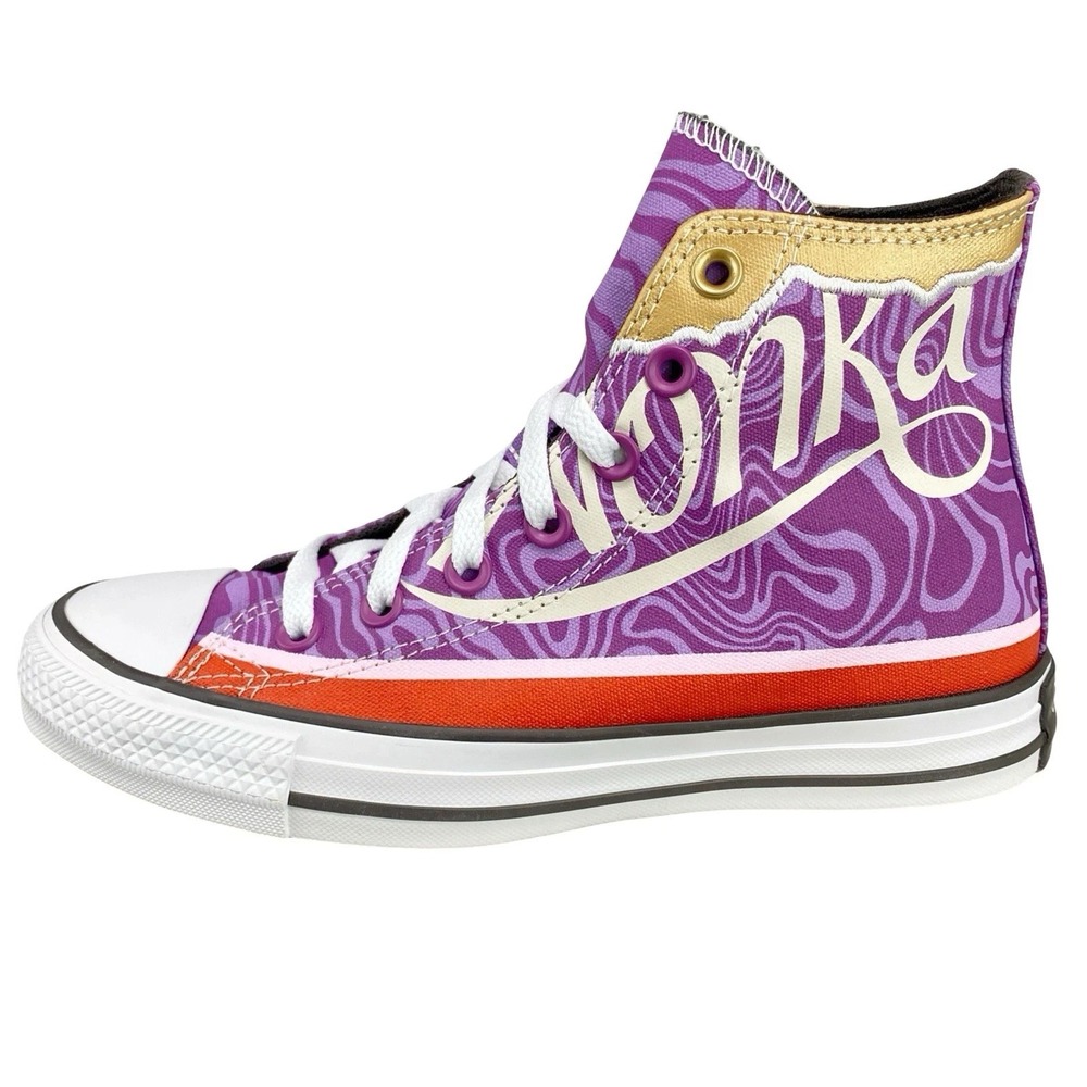 NWOB Converse x Willy Wonka Chuck Taylor All Star Hi Men's 5 / Women's 7 A08154C